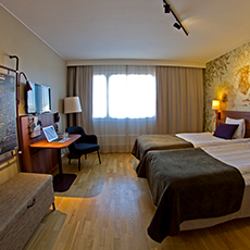 Hotellrum på Hotell Scandic. Foto: Pressbild