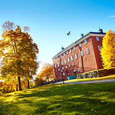 Bild visar fasaden till Västerås slott. Foto: Pia Nordlander