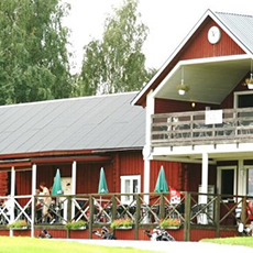 Huvudbyggnaden på Skerike Golfklubb. Foto: Pressbild