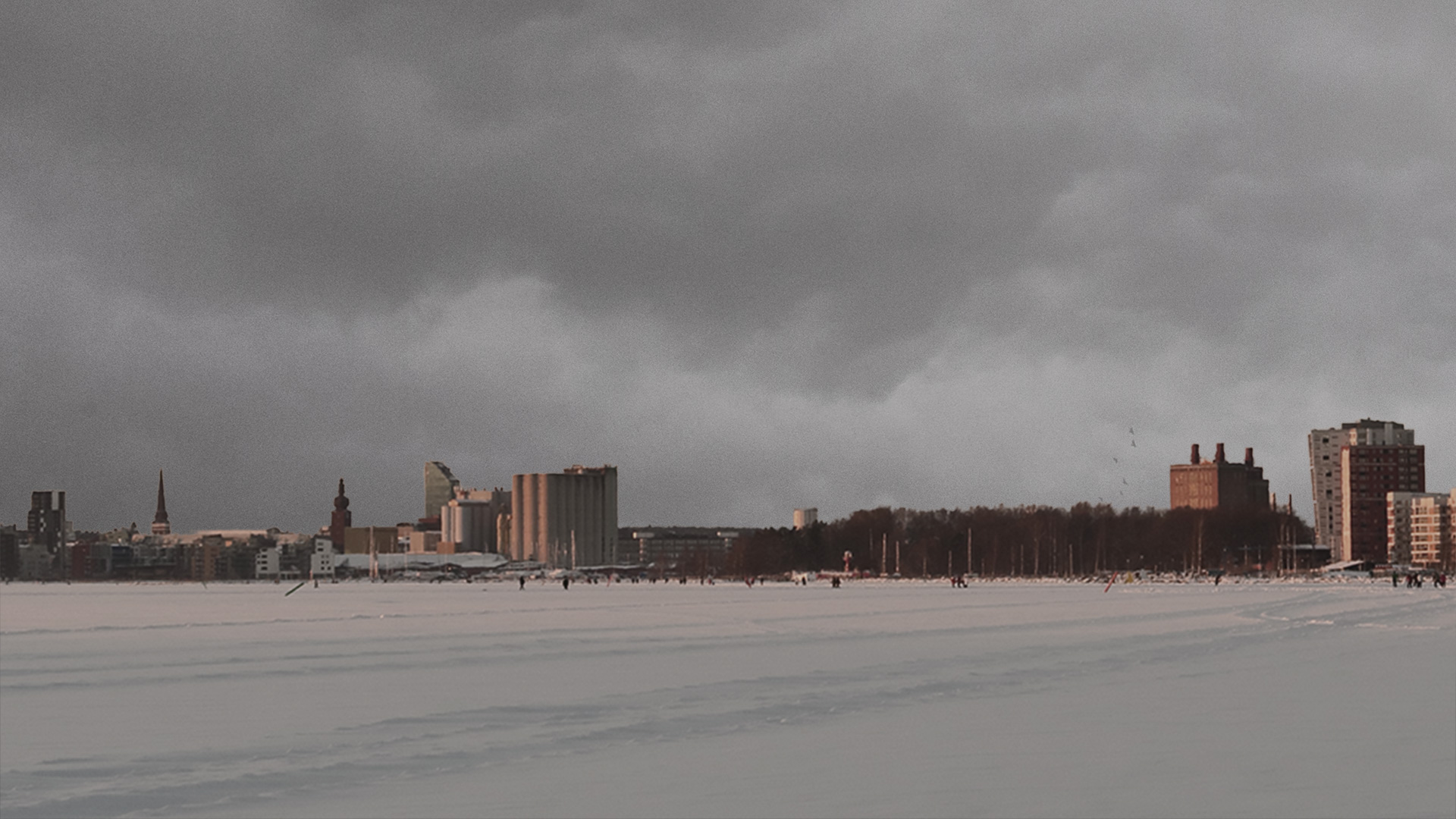 Vinter skyline över Västerås. Foto: Mostphotos