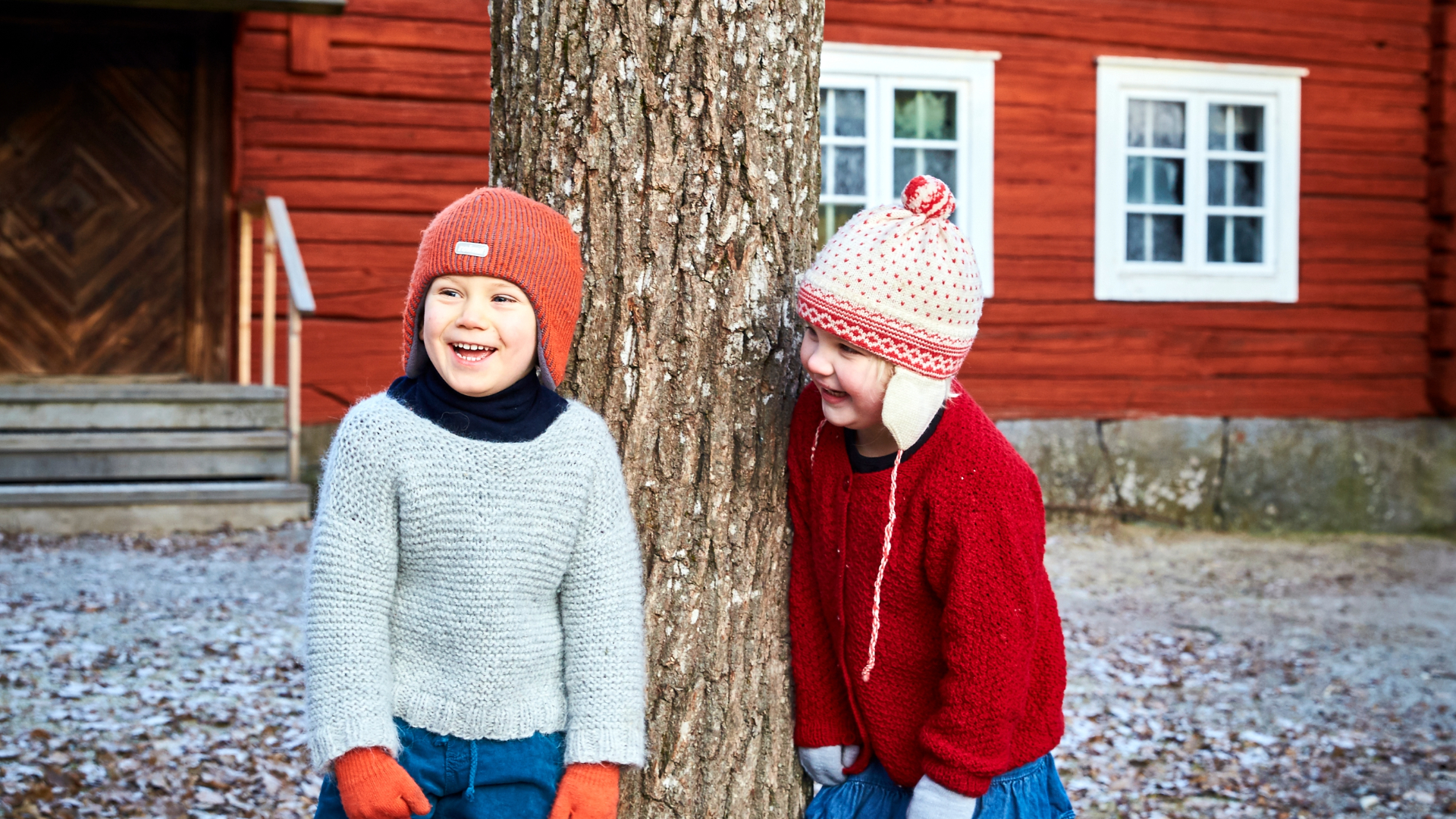 Barn på Vallby Friluftsmuseum. Fotograf: Pia Nordlander